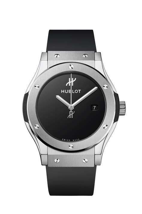 hublot classic fusion titanium black|pre owned hublot classic fusion.